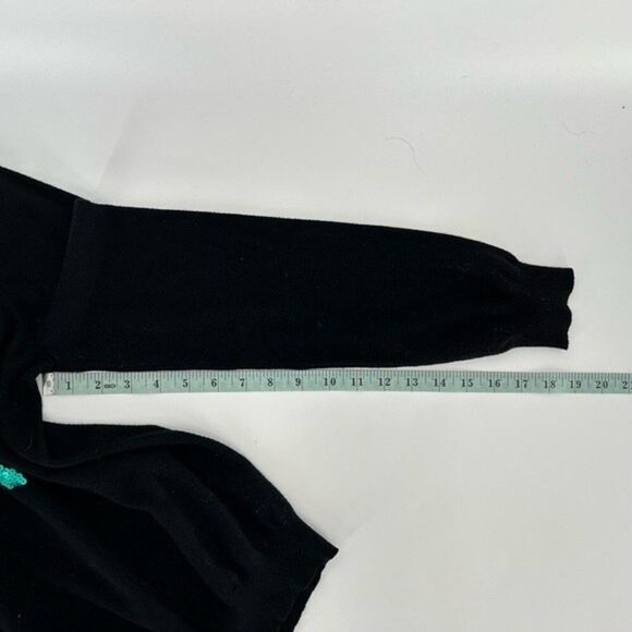 Women's Primark Christmas Snow Whot with Bells Sweater Black Medium - Picture 6 of 7